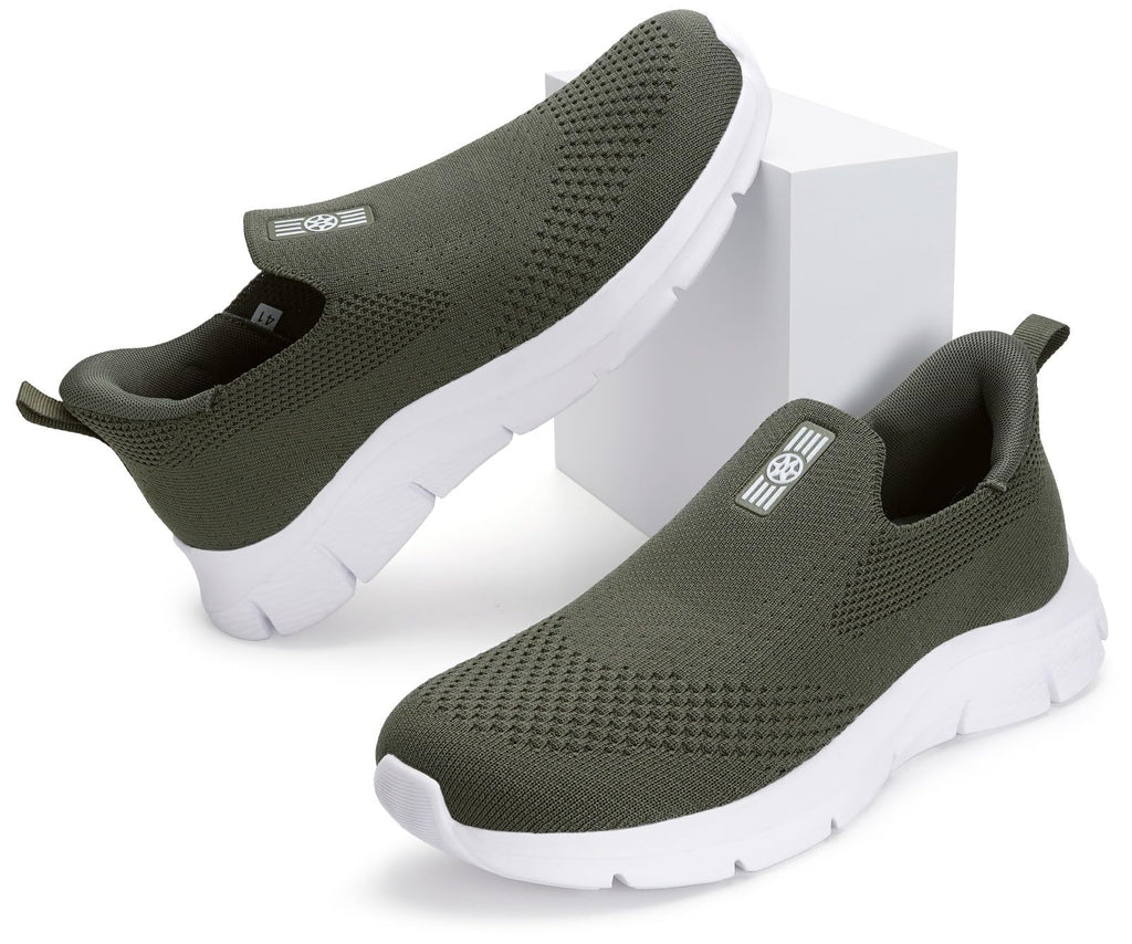 Knit Sneaker Donna Uomo Slips in Scarpe da Camminata da Ginnastica Corsa Sportive Passeggio Casual e Comode 36-46