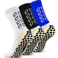 Calze Calcio Antiscivolo Uomo 37-45 Calze Antiscivolo Calcio Anti Vesciche Addensare Cotone Calzini Sportivi Donna Traspirante Calzini Grip Calcio per Ciclismo Trekking