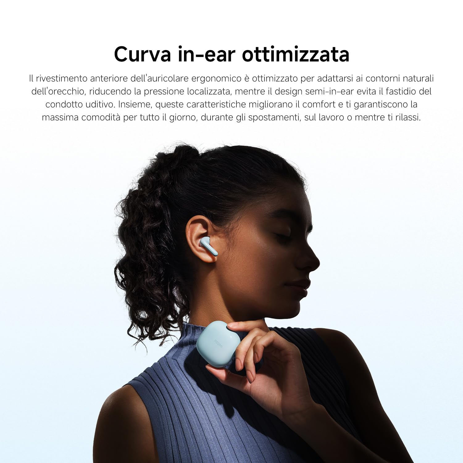 XIAOMI REDMI Buds 8 Active - Auricolari Bluetooth TWS Semi-in-ear, Driver titanio da 14,2 mm per bassi potenti, Fino a 37h di autonomia, BT5.4, connessione simultanea a 2 dispositivi, 5EQ, IP54, Nero