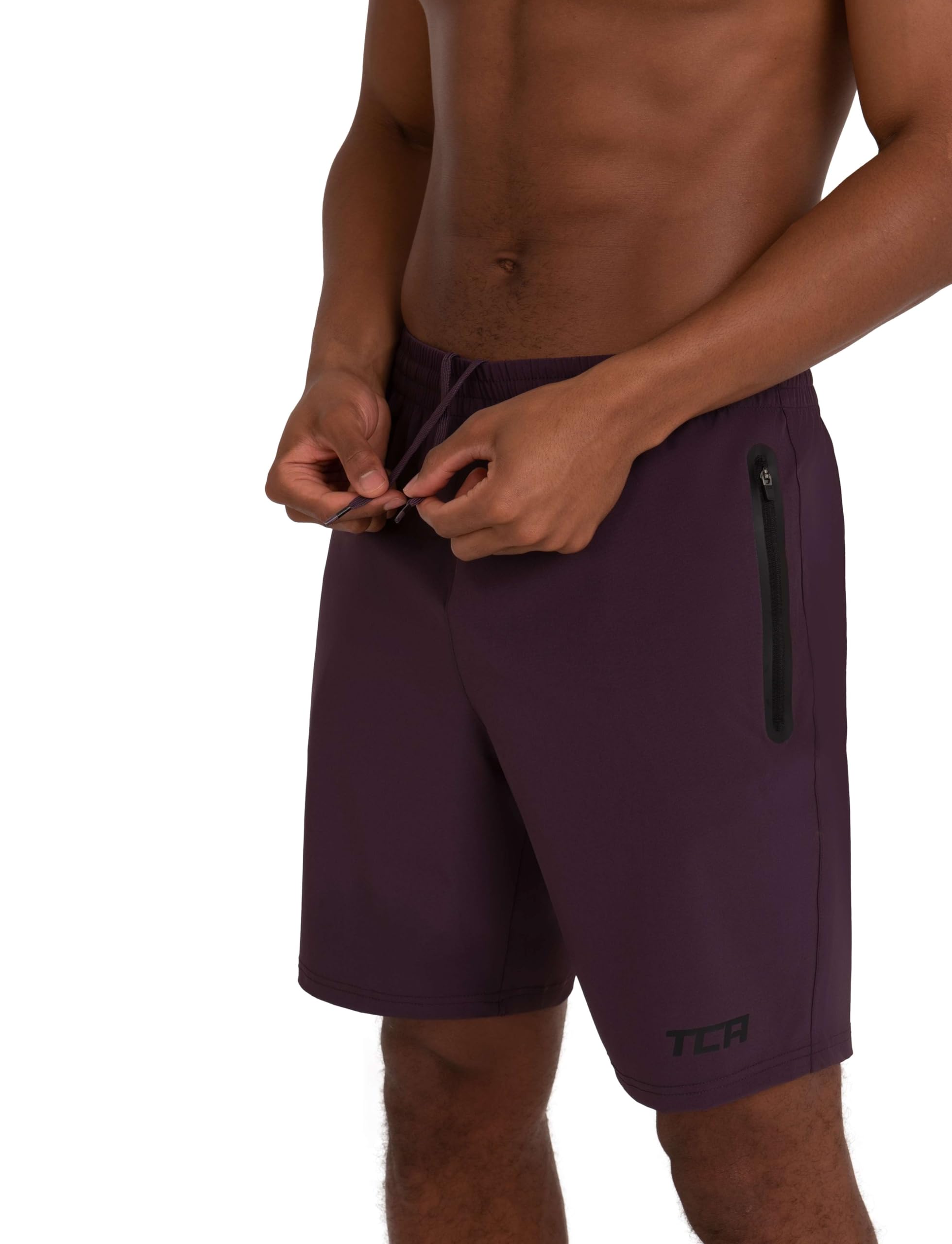 TCA Elite Tech Pantaloncini Palestra Uomo con Tasche Laterali - Pantaloncini Running Uomo - Pantaloni Corti Sportivi da Corsa e Allenamento - Abbigliamento Sportivo