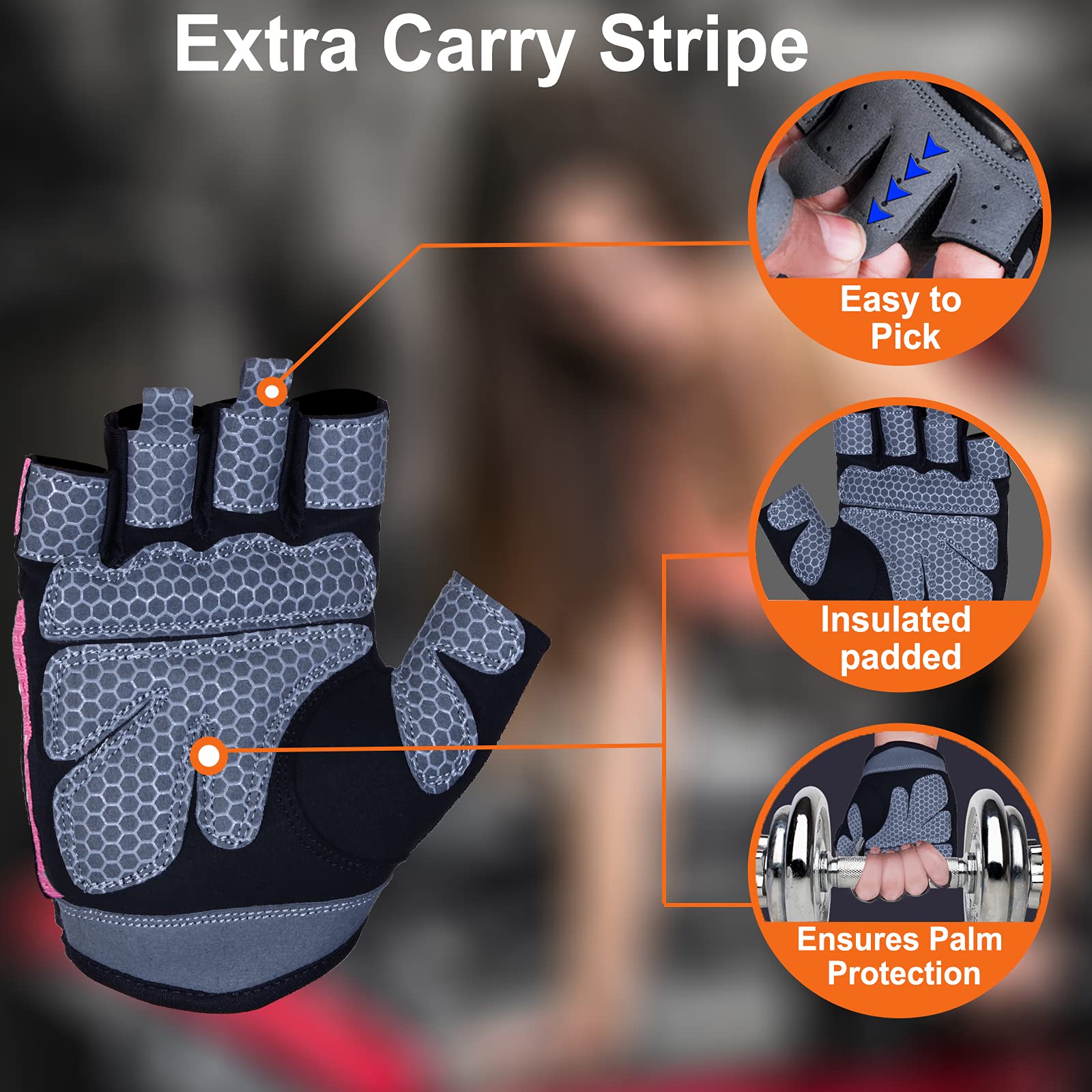 WESTWOOD FOX Guanti da fitness traspiranti e antiscivolo, per uomo e donna, per sollevamento pesi, bodybuilding, palestra, crossfit, allenamento con i pesi