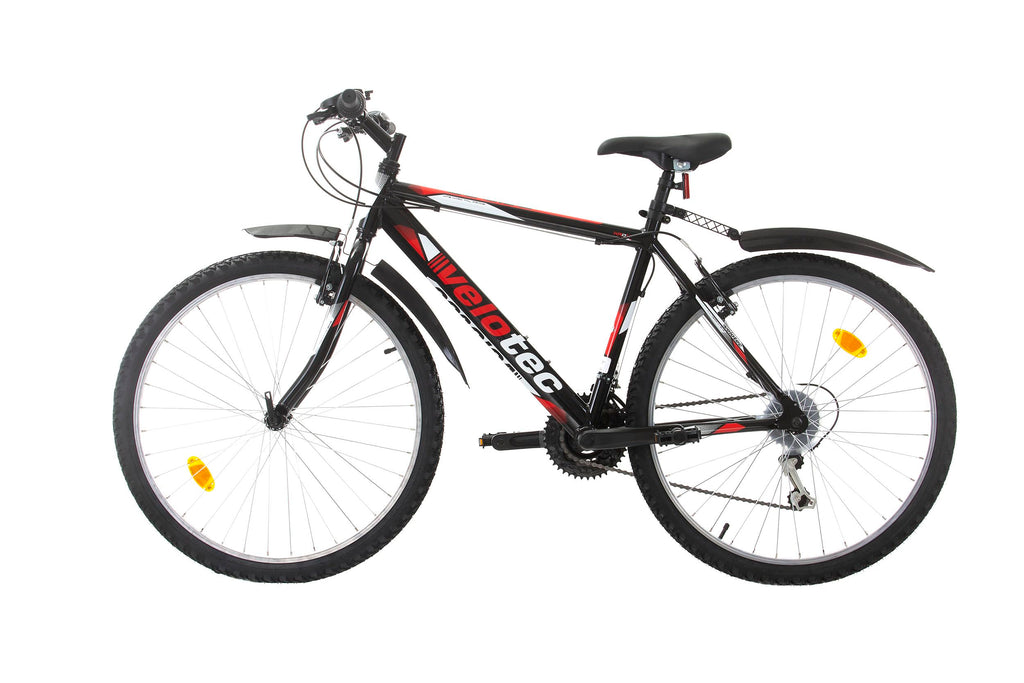 VTT Multimarque Velotec PRO en aluminium 26/27,5/29 pouces, freins V-Brake, unisexe, convient pour 155–190 cm