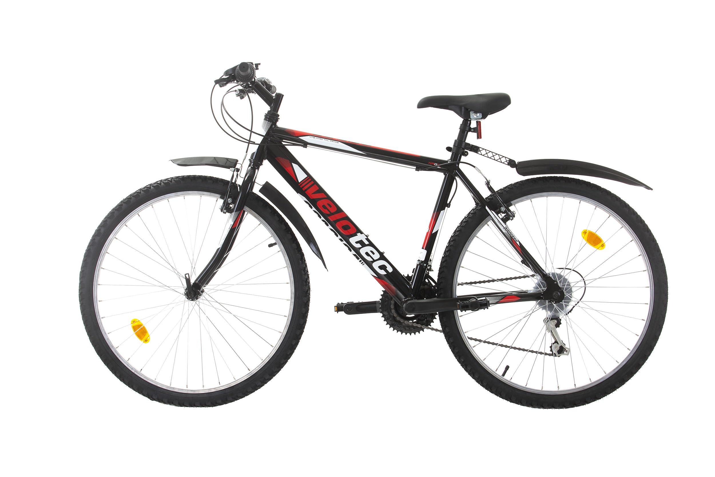 VTT Multimarque Velotec PRO en aluminium 26/27,5/29 pouces, freins V-Brake, unisexe, convient pour 155–190 cm