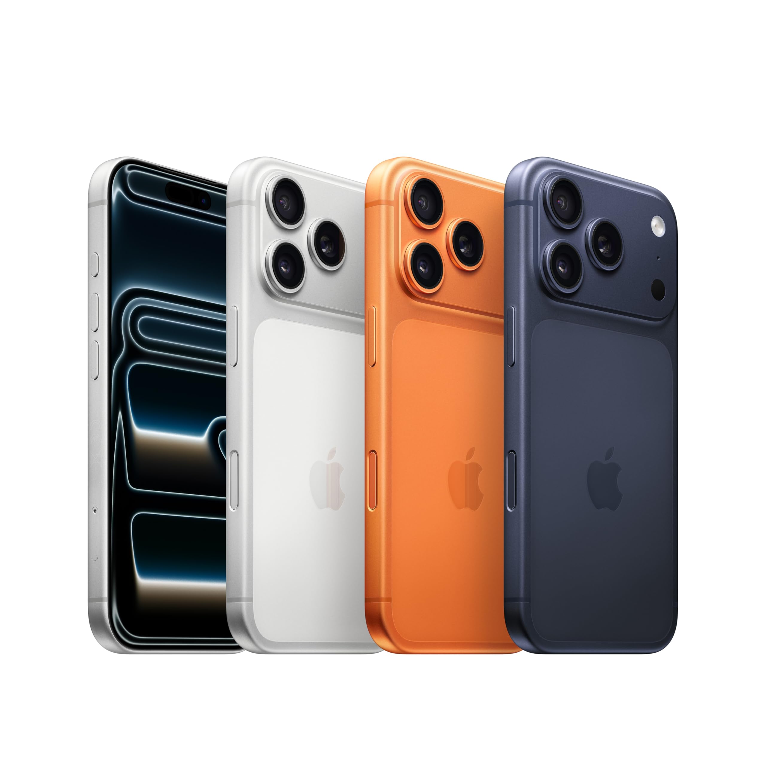 Apple iPhone 17 Pro 512 GB: display 6,3", ProMotion fino a 120Hz, chip A19 Pro, autonomia senza precedenti, sistema di fotocamere Pro Fusion con fotocamera frontale Center Stage; Arancione cosmico
