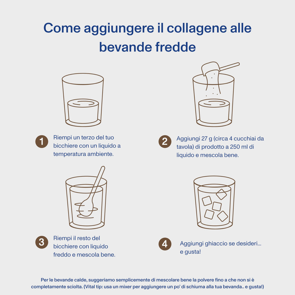Vital Proteins Collagen Peptides Cacao, integratore collagene idrolizzato in polvere, Gusto Cacao, per pelle, capelli e unghie, 20g di peptidi di collagene bovino per porzione, 297g