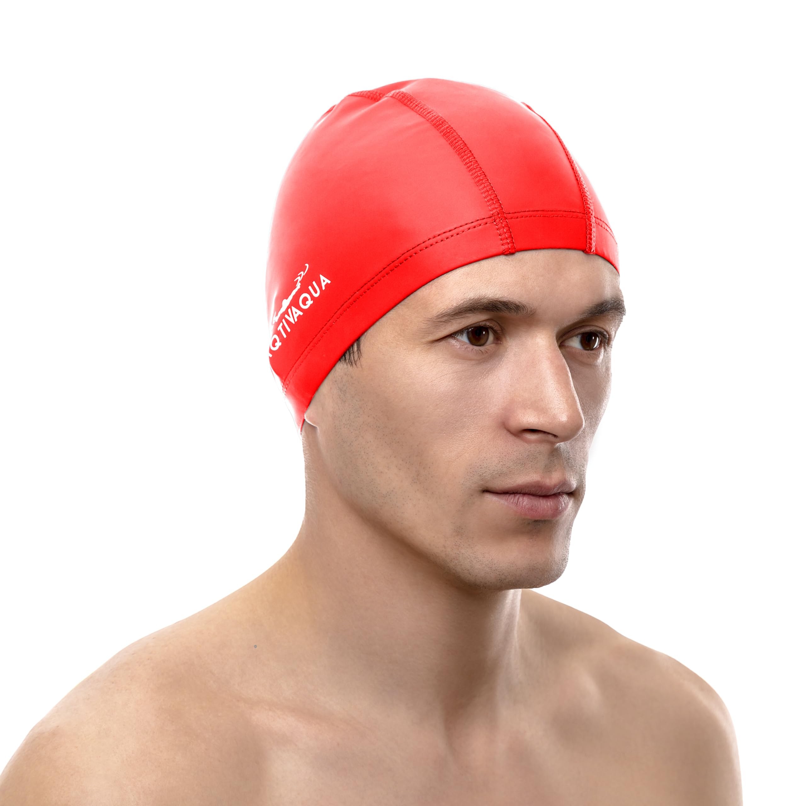 AqtivAqua Cuffia Piscina Uomo, Donna e Bambini — Morbida ed Elastica in Spandex con Rivestimento Protettivo — Ideale per l'Uso in Piscina