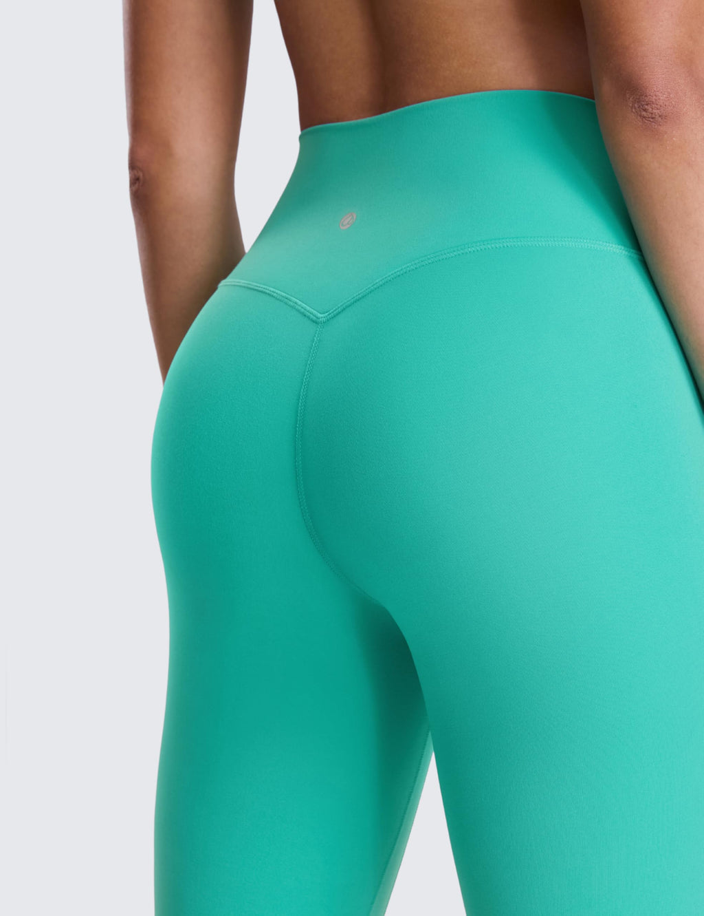 CRZ YOGA SculptAir No Frontale Cucitura Yoga Leggings 64cm - Alto Sciancrato Donna Allenamento Pantaloni