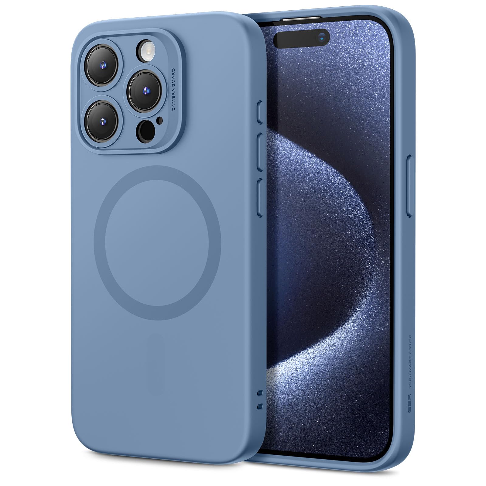 ESR Cover per iPhone 17 Pro Max, Custodia per controllo della fotocamera, Compatibile con MagSafe, Protezione antiurto di livello militare, Angoli Air Guard ammortizzanti, Trasparente
