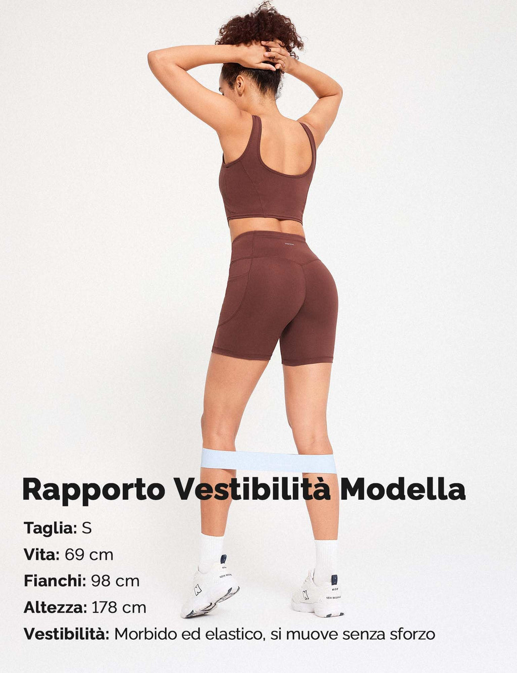 Yogaration Pantaloncini Palestra Donna, Shorts Sportivi Vita Alta con Tasche, Leggins Corti Push up Senza Cuciture per Yoga Fitness Gym Sport Estivi