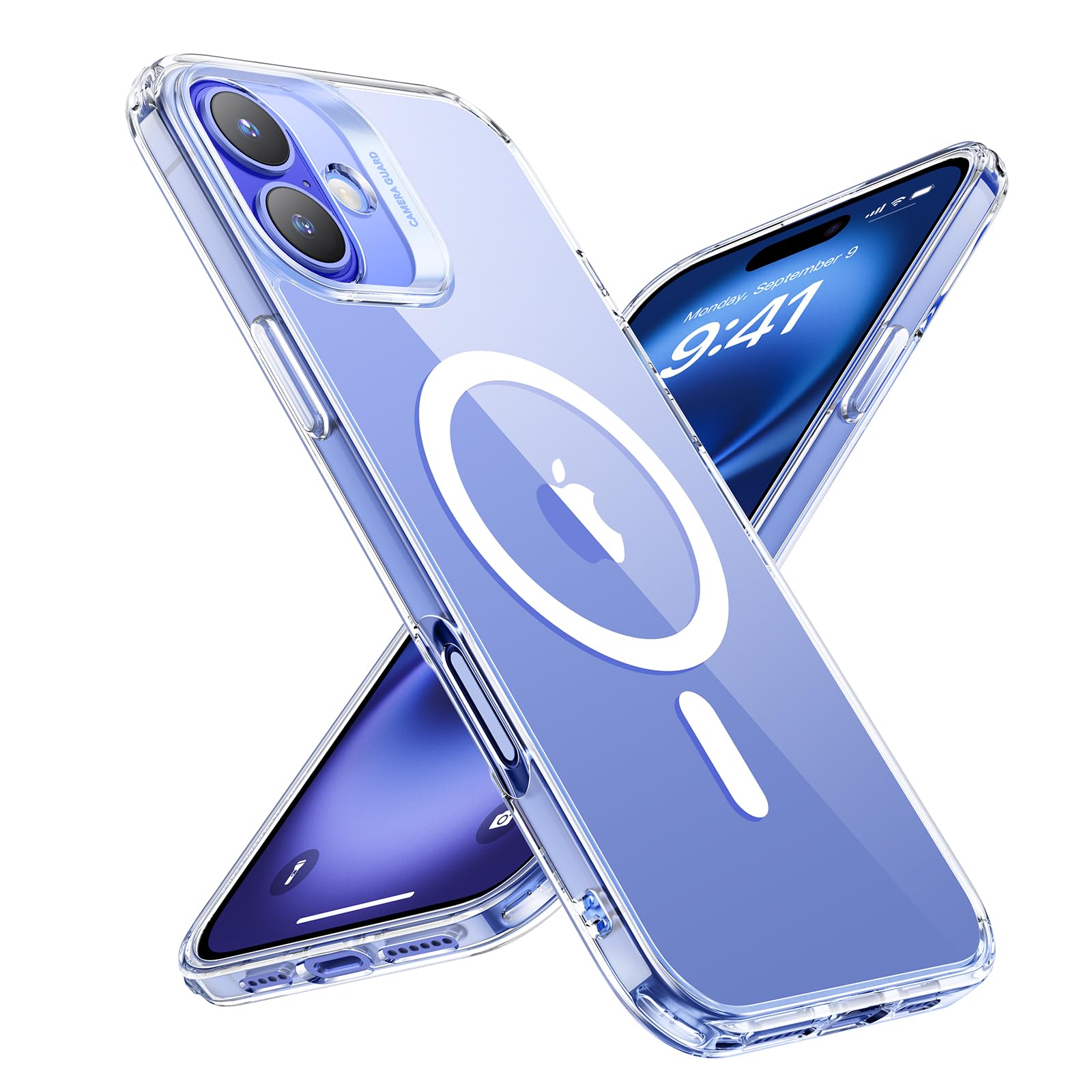 ESR Cover per iPhone 17 Pro Max, Custodia per controllo della fotocamera, Compatibile con MagSafe, Protezione antiurto di livello militare, Angoli Air Guard ammortizzanti, Trasparente