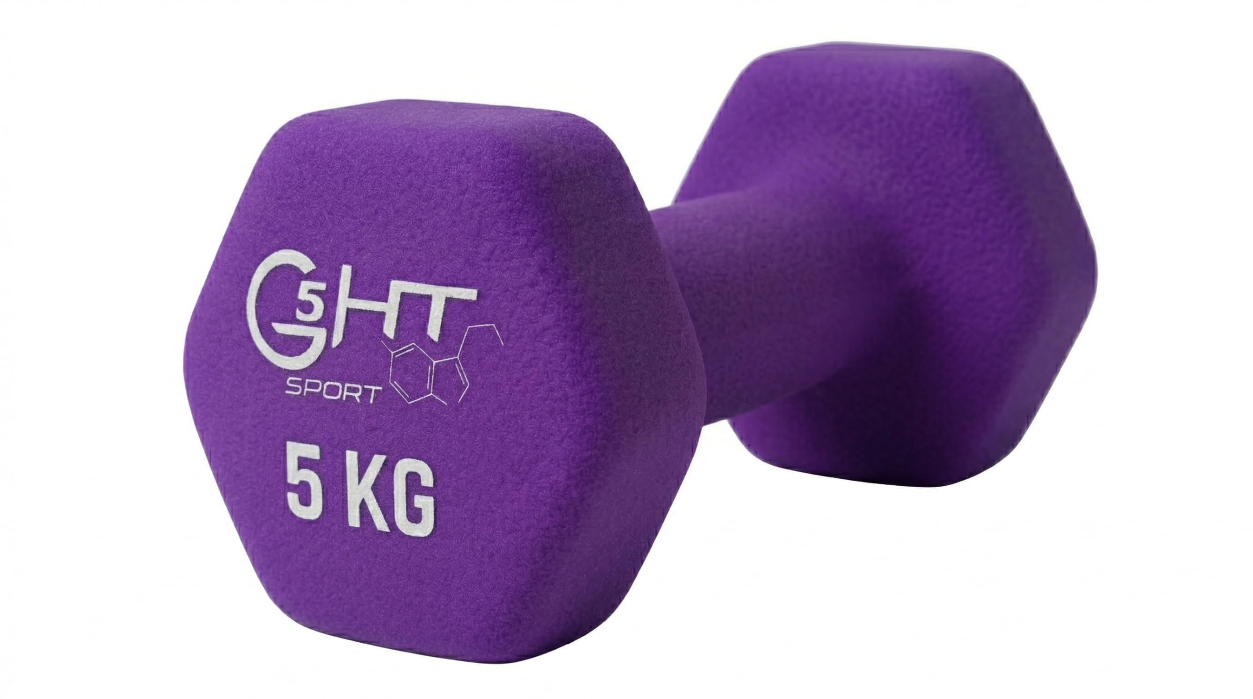 G5 HT SPORT Manubri O Manubrio in Neoprene da Palestra E Home Gym Antiscivolo da 0.5 a 6 kg Coppia O Singolo