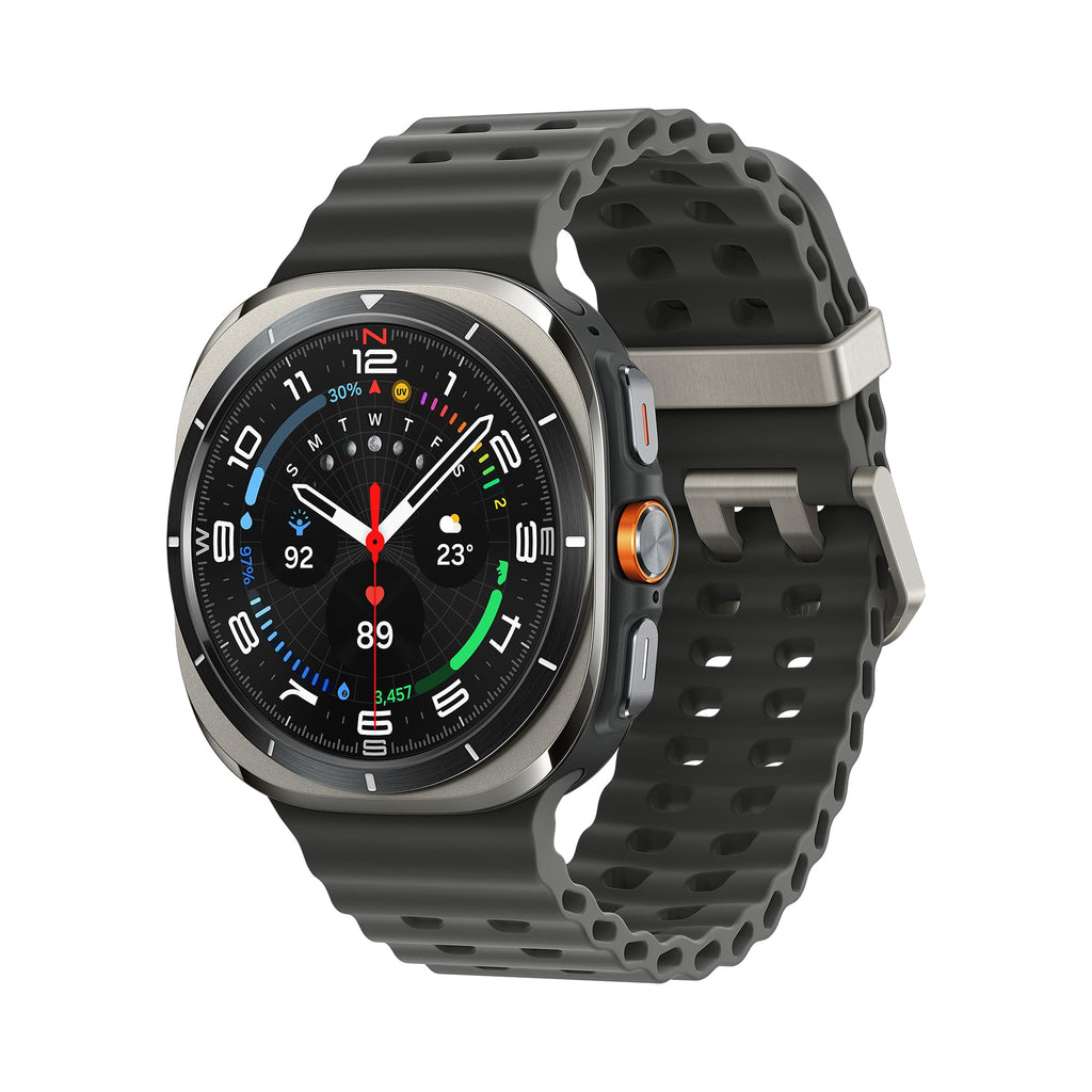Samsung Galaxy Watch Ultra 2025 (Titanium Blue, LTE, 47mm) Smartwatch Galaxy AI, Design Resistente agli Urti, Batteria a Lunga Durata, Cassa in Titanio di Grado Aerospaziale [Versione Italiana]