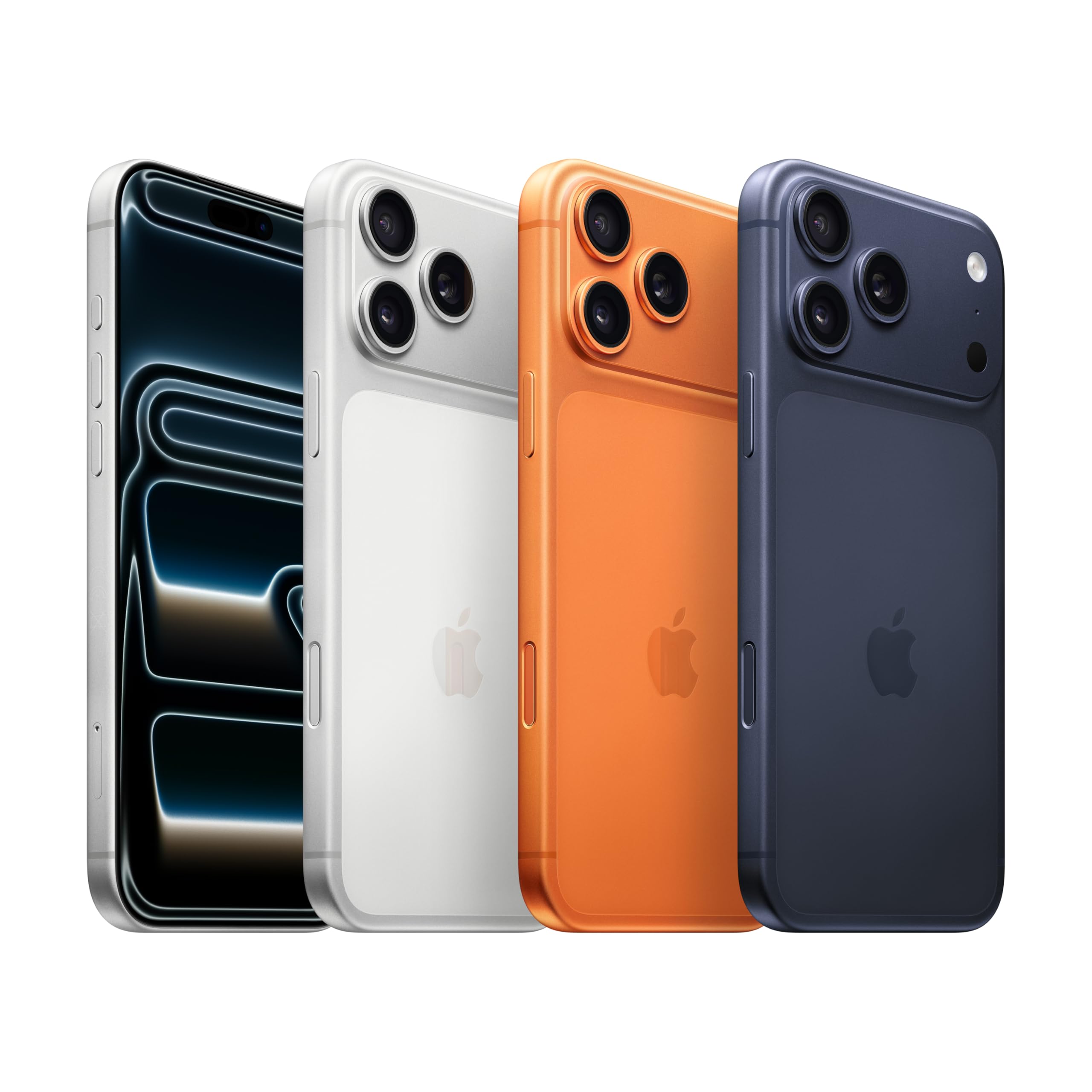 Apple iPhone 17 Pro Max 256 GB: display 6,9", ProMotion fino a 120Hz, chip A19 Pro, autonomia mai vista su iPhone, sistema di fotocamere Pro Fusion, fotocamera frontale Center Stage; Argento
