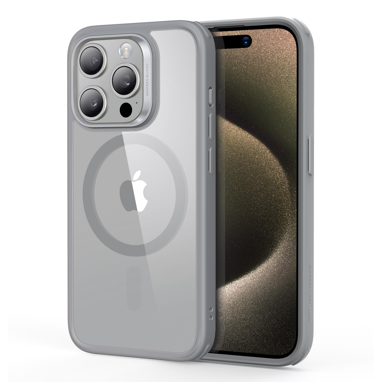 ESR Cover per iPhone 17 Pro Max, Custodia per controllo della fotocamera, Compatibile con MagSafe, Protezione antiurto di livello militare, Angoli Air Guard ammortizzanti, Trasparente