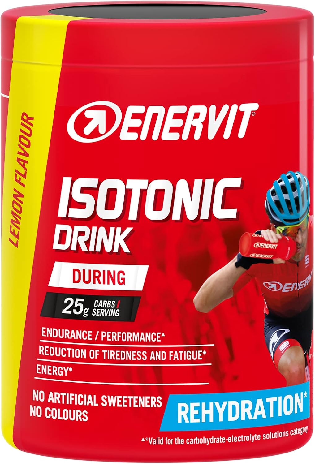 Enervit, Isotonic Drink Arancia, Bevanda Reidratante, Per Reidratarsi Durante Sforzi Prolungati, Riduce la Stanchezza, 25g di Carboidrati a Porzione, Gusto Arancia, Barattolo da 420g