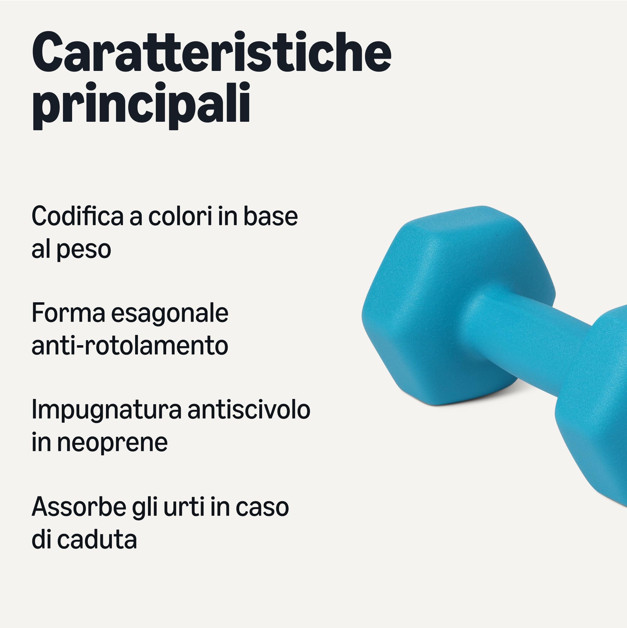 Amazon Basics Coppia di manubri in neoprene