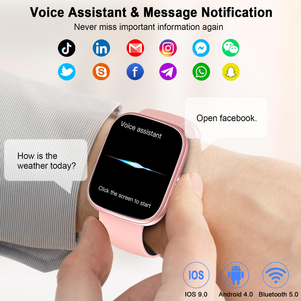 Soudorv 2026 Smartwatch Uomo, Nuovo 1,91'' Orologio Intelligente Fitness con Chiamate Bluetooth, Smart Watch Tracker 100+ Modalità Sportive per Cardiofrequenzimetro,SpO2, Smart Watch per Android iOS
