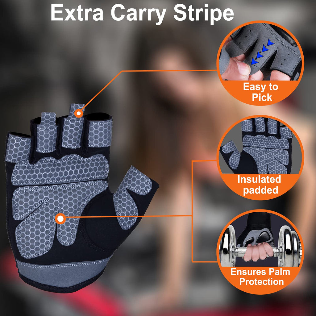 WESTWOOD FOX Guanti da fitness traspiranti e antiscivolo, per uomo e donna, per sollevamento pesi, bodybuilding, palestra, crossfit, allenamento con i pesi