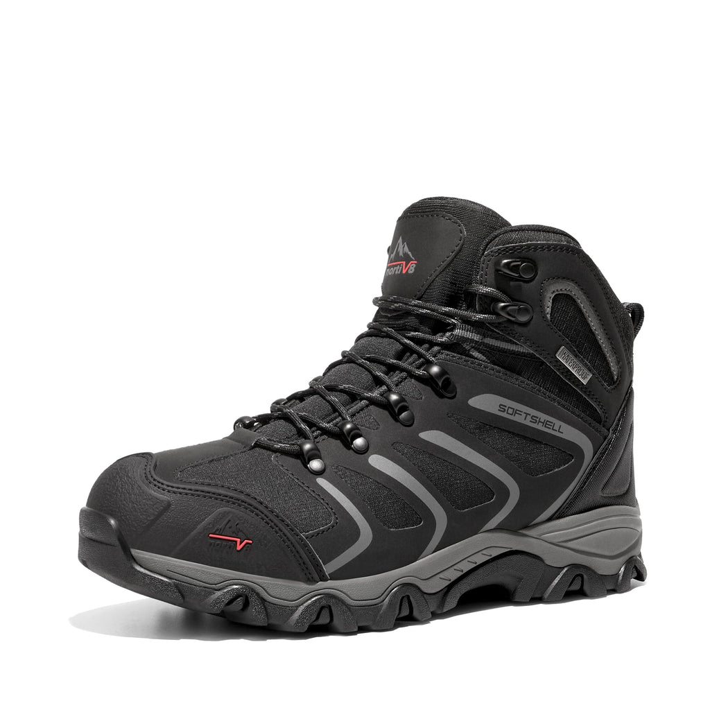 NORTIV 8 Stivali da Trekking da Uomo Escursionismo All'aria Aperta Scarpe da Trekking Scarponi Scarpe da Arrampicata Alpinismo Armadillo