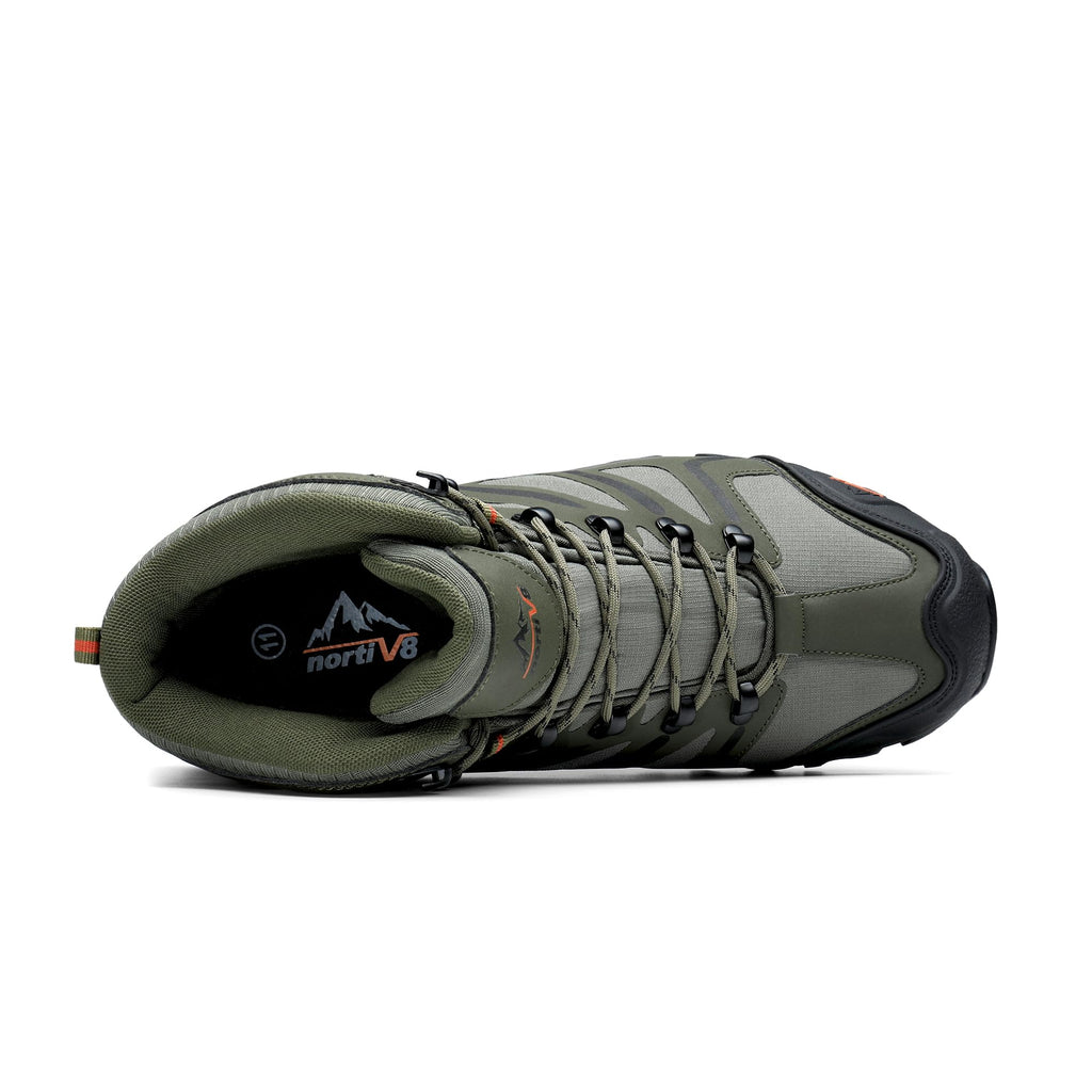 NORTIV 8 Stivali da Trekking da Uomo Escursionismo All'aria Aperta Scarpe da Trekking Scarponi Scarpe da Arrampicata Alpinismo Armadillo