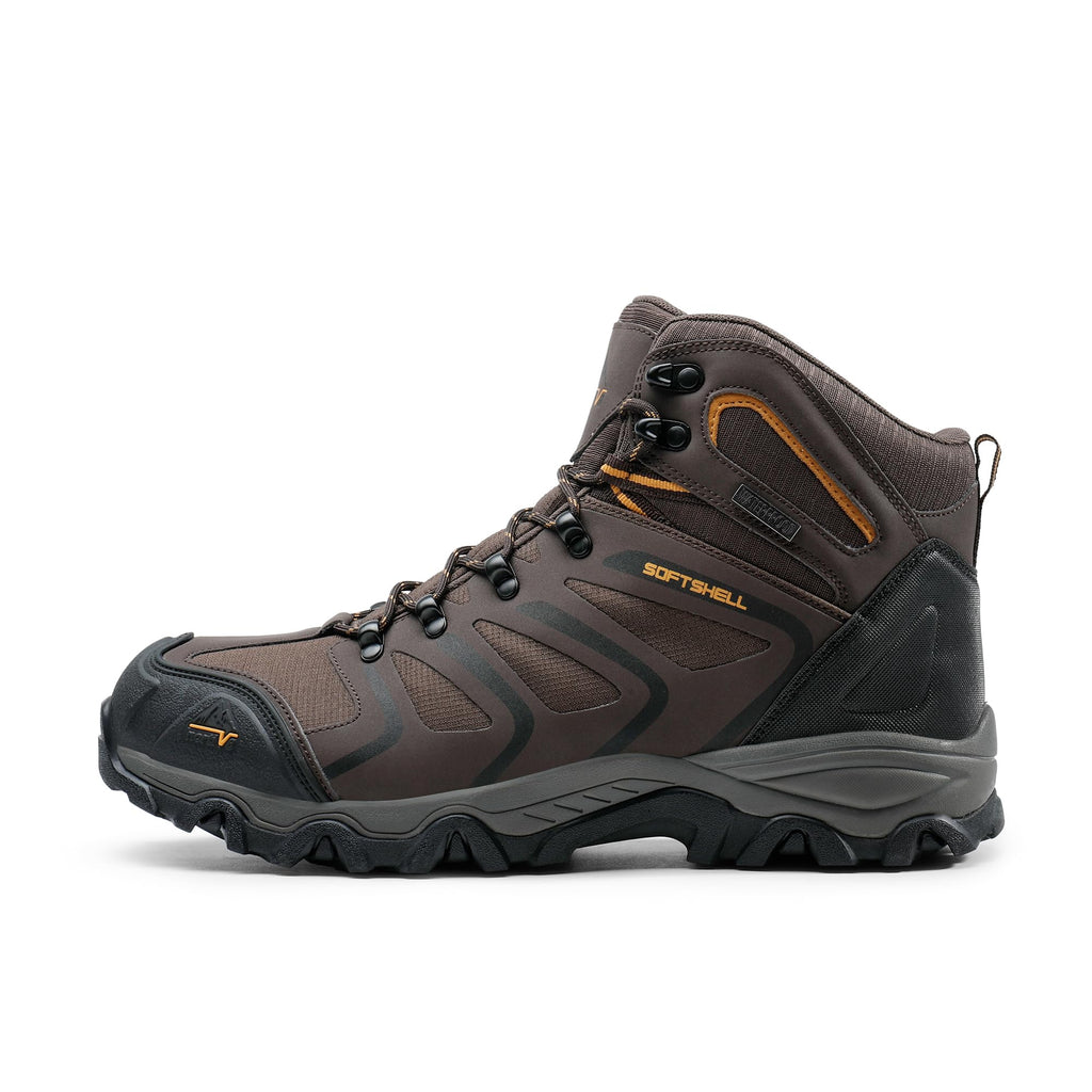 NORTIV 8 Stivali da Trekking da Uomo Escursionismo All'aria Aperta Scarpe da Trekking Scarponi Scarpe da Arrampicata Alpinismo Armadillo
