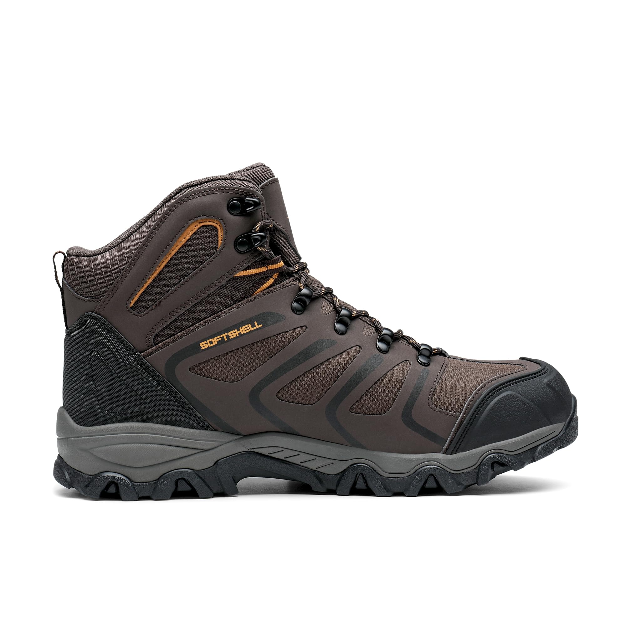 NORTIV 8 Stivali da Trekking da Uomo Escursionismo All'aria Aperta Scarpe da Trekking Scarponi Scarpe da Arrampicata Alpinismo Armadillo