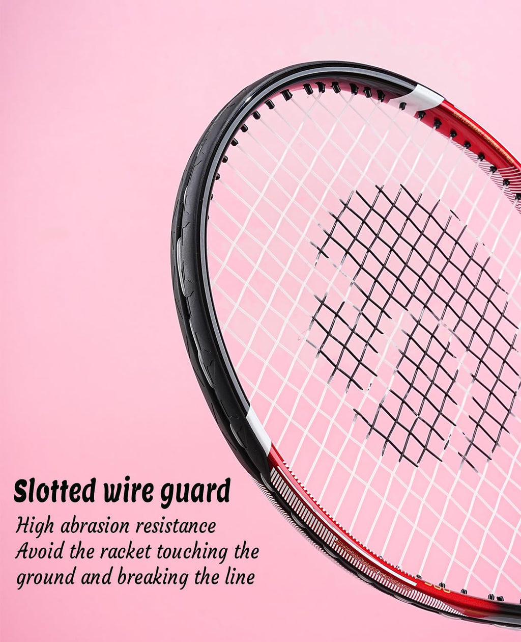 Senston Racchette da Tennis Professionali da 27" (68,5 cm), per 2 Giocatori, con copertura, overgrip da tennis, smorzatore di vibrazioni