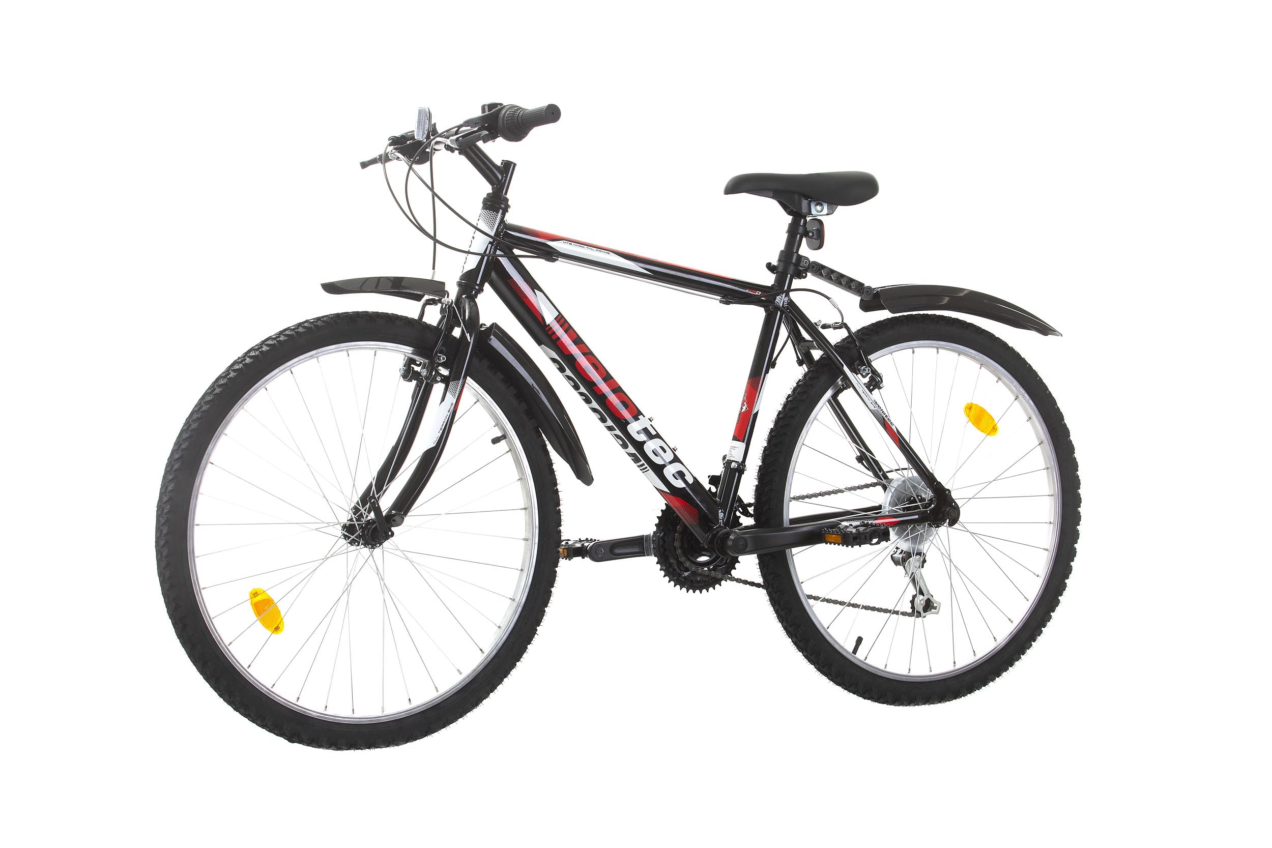 VTT Multimarque Velotec PRO en aluminium 26/27,5/29 pouces, freins V-Brake, unisexe, convient pour 155–190 cm