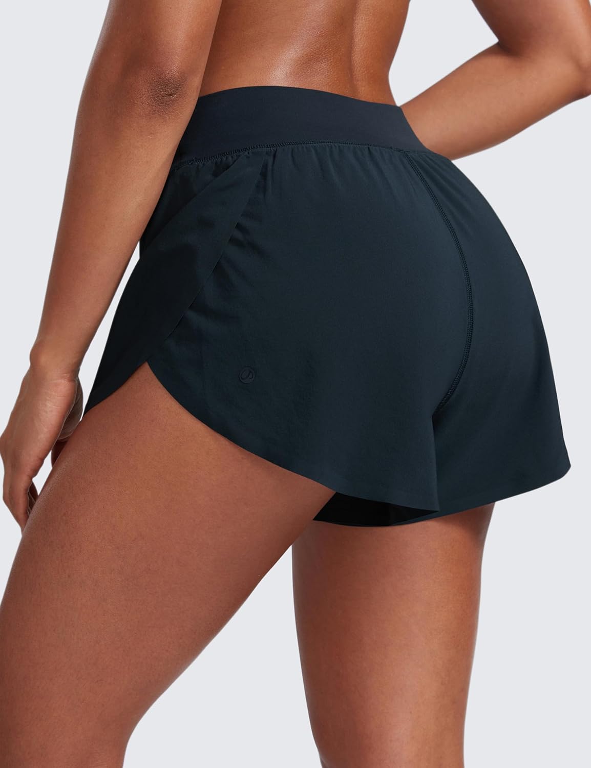 CRZ YOGA Pantaloncini da Corsa Dolphin a Vita Alta da Donna Divisione Alta