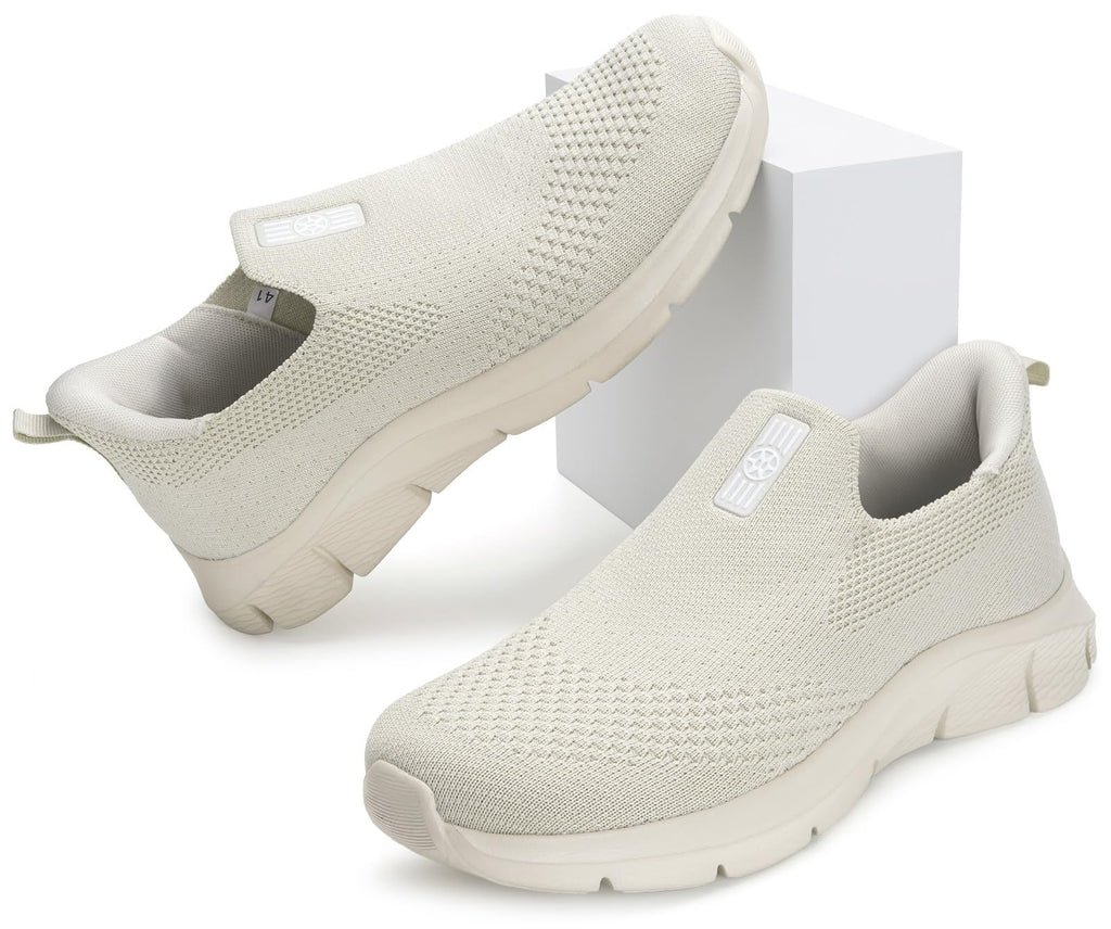 Knit Sneaker Donna Uomo Slips in Scarpe da Camminata da Ginnastica Corsa Sportive Passeggio Casual e Comode 36-46