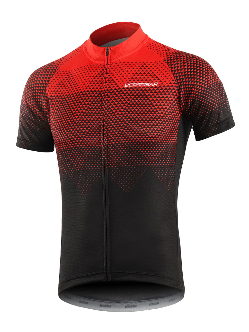 BERGRISAR Maglia da Ciclismo a Maniche Corte da Uomo, Traspirante Leggero Estiva Abbigliamento per MTB Bici