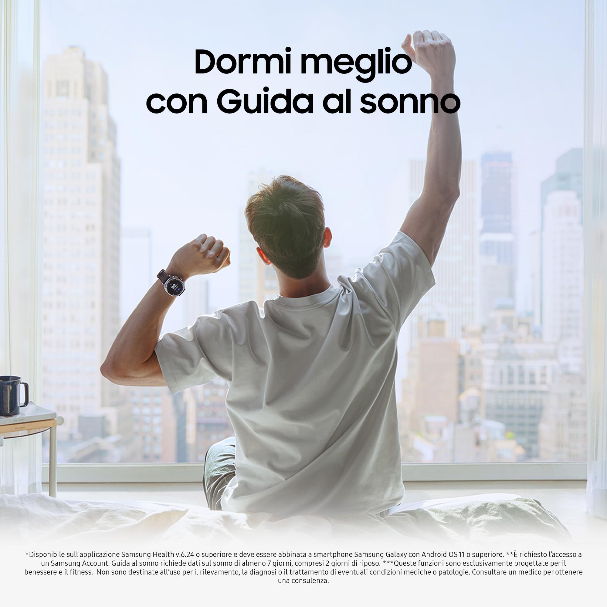 Samsung Galaxy Watch8 Classic (Black, BT, 46mm) Smartwatch Galaxy AI, Design Resistente agli Urti, Ghiera Girevole, Processore 3nm, Monitoraggio Attività Fisica e Sonno, One UI 8 [Versione Italiana]