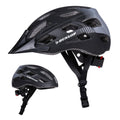 Dunlop Casco da bicicletta con luce - Casco da bicicletta per uomo e donna - Regolabile da 55 a 58 cm - Misura del casco da bicicletta - con illuminazione a LED - 3 modalità di luce - Nero