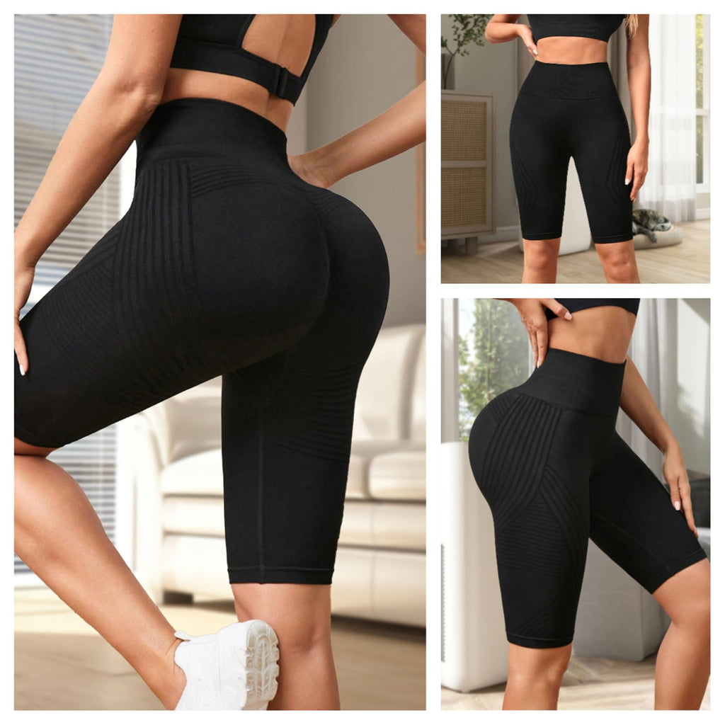 Deedlite Leggins Anticellulite Donna, Leggings 3D Modellanti a Compressione Graduata, Pantacollant Sportivi per Yoga e Uso Quotidiano