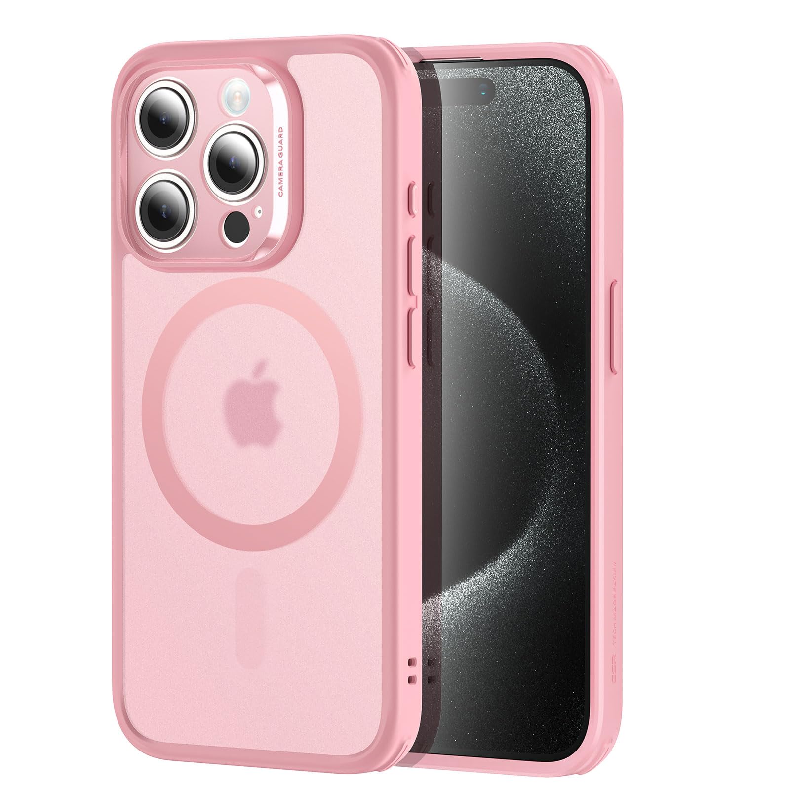 ESR Cover per iPhone 17 Pro Max, Custodia per controllo della fotocamera, Compatibile con MagSafe, Protezione antiurto di livello militare, Angoli Air Guard ammortizzanti, Trasparente