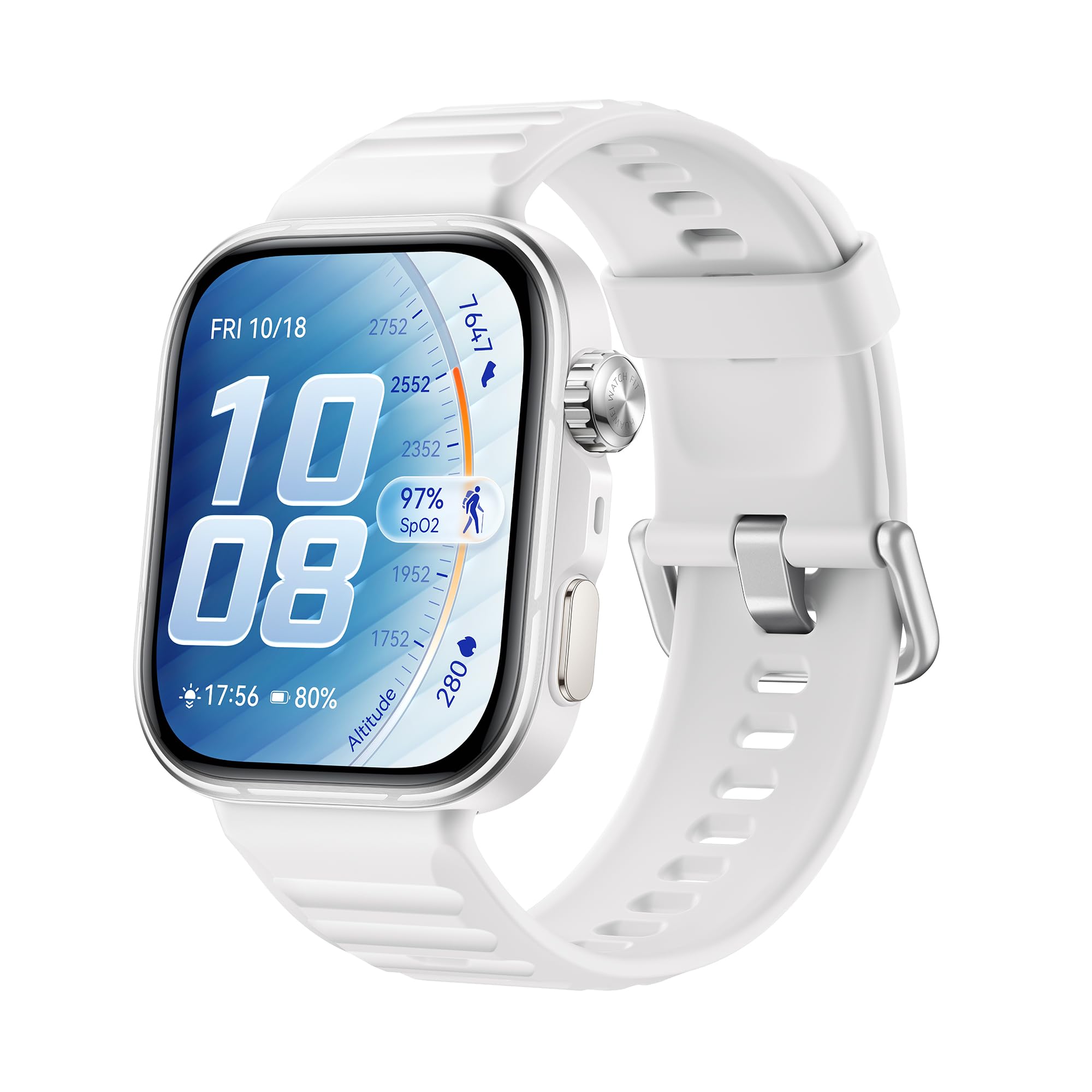 HUAWEI WATCH FIT 5 Smartwatch, Schermo AMOLED HD da 1,82", Design Raffinato, Pagamento NFC, Rilevamento Cadute, Batteria a lunga durata, Monitoraggio della salute, 5 ATM, Android & iOS, Nero