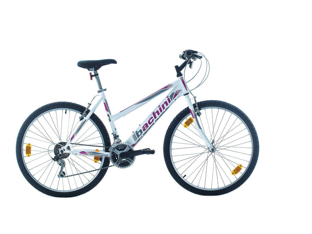 Multibrand Bachini 6th SENSE, VTT 26 pouces, 18 vitesses, freins V-Brake, vélo pour filles et femmes, adapté pour 150–175 cm