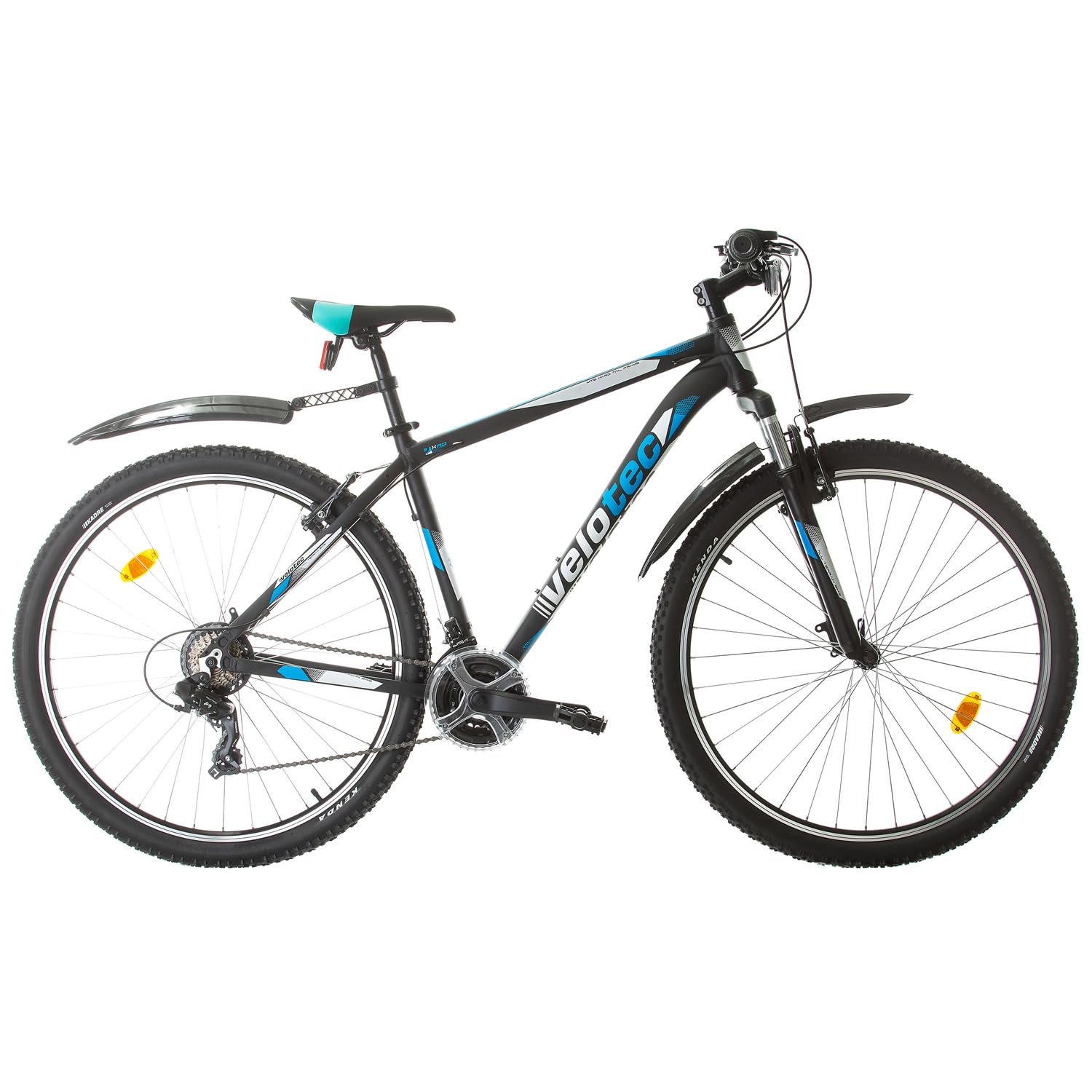 Multibrand Velotec PRO Mountain Bike in alluminio da 26/27.5/29 pollici, V-Brake, unisex, adatta per 155–190 cm