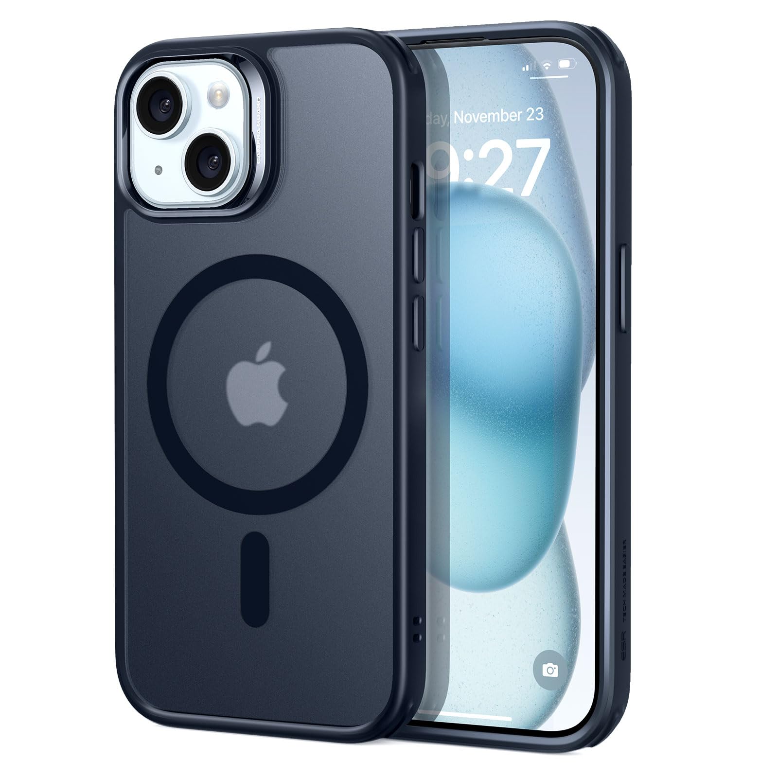 ESR Cover per iPhone 17 Pro Max, Custodia per controllo della fotocamera, Compatibile con MagSafe, Protezione antiurto di livello militare, Angoli Air Guard ammortizzanti, Trasparente