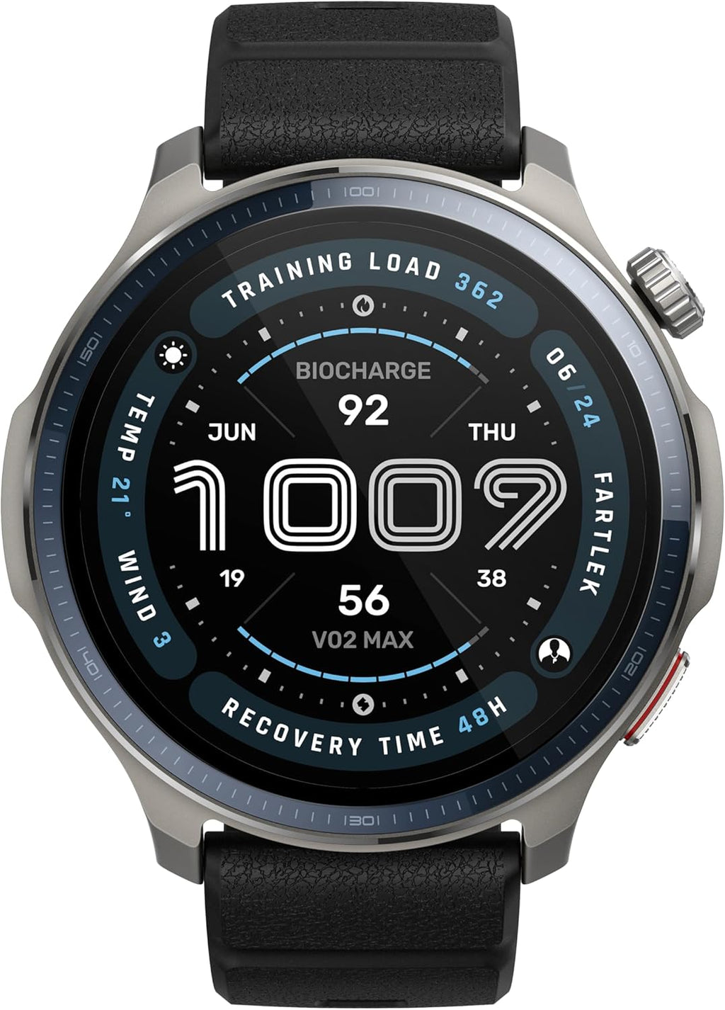 Amazfit Balance 2 Smartwatch 47mm, AMOLED 1,5", Mappe Offline, GPS Dual Band, 21 Giorni Batteria, Oltre 170 Modalità Sportive, HYROX e Golf, Allenamento di Forza, Cardio & Sonno per Android e iPhone