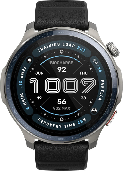 Amazfit Balance 2 Smartwatch 47mm, AMOLED 1,5", Mappe Offline, GPS Dual Band, 21 Giorni Batteria, Oltre 170 Modalità Sportive, HYROX e Golf, Allenamento di Forza, Cardio & Sonno per Android e iPhone