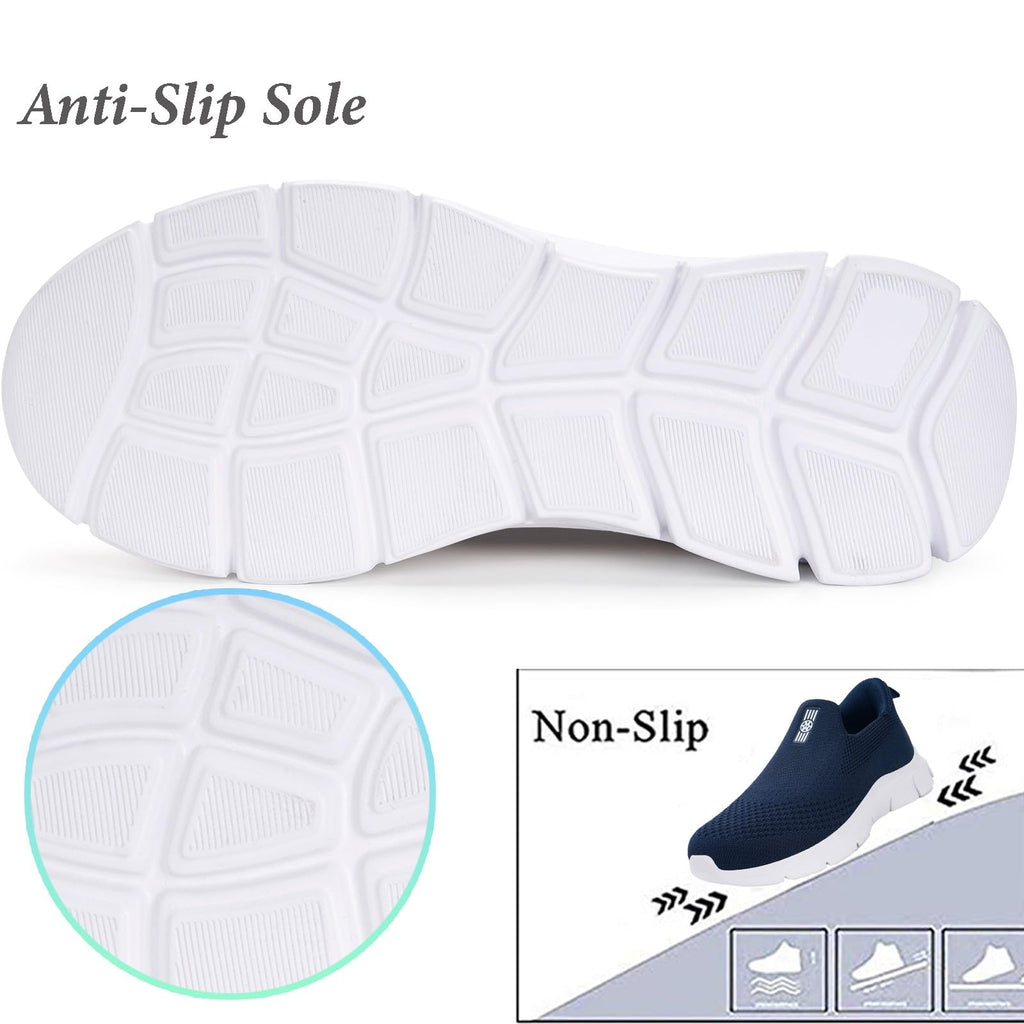 Knit Sneaker Donna Uomo Slips in Scarpe da Camminata da Ginnastica Corsa Sportive Passeggio Casual e Comode 36-46