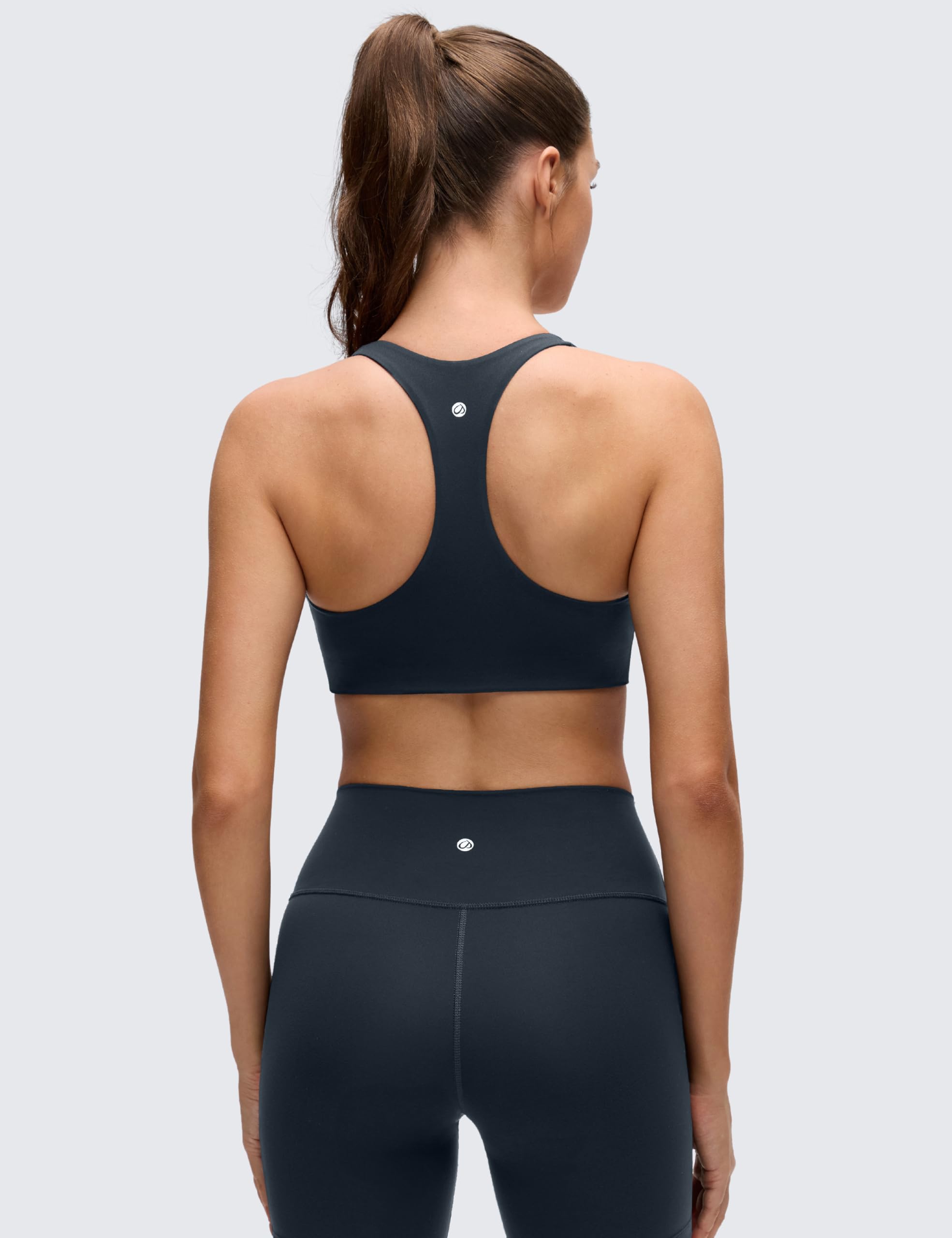CRZ YOGA Butterluxe Donna V Collo Sportivo Reggiseni di Sostegno Racerback Imbottito Yoga Top