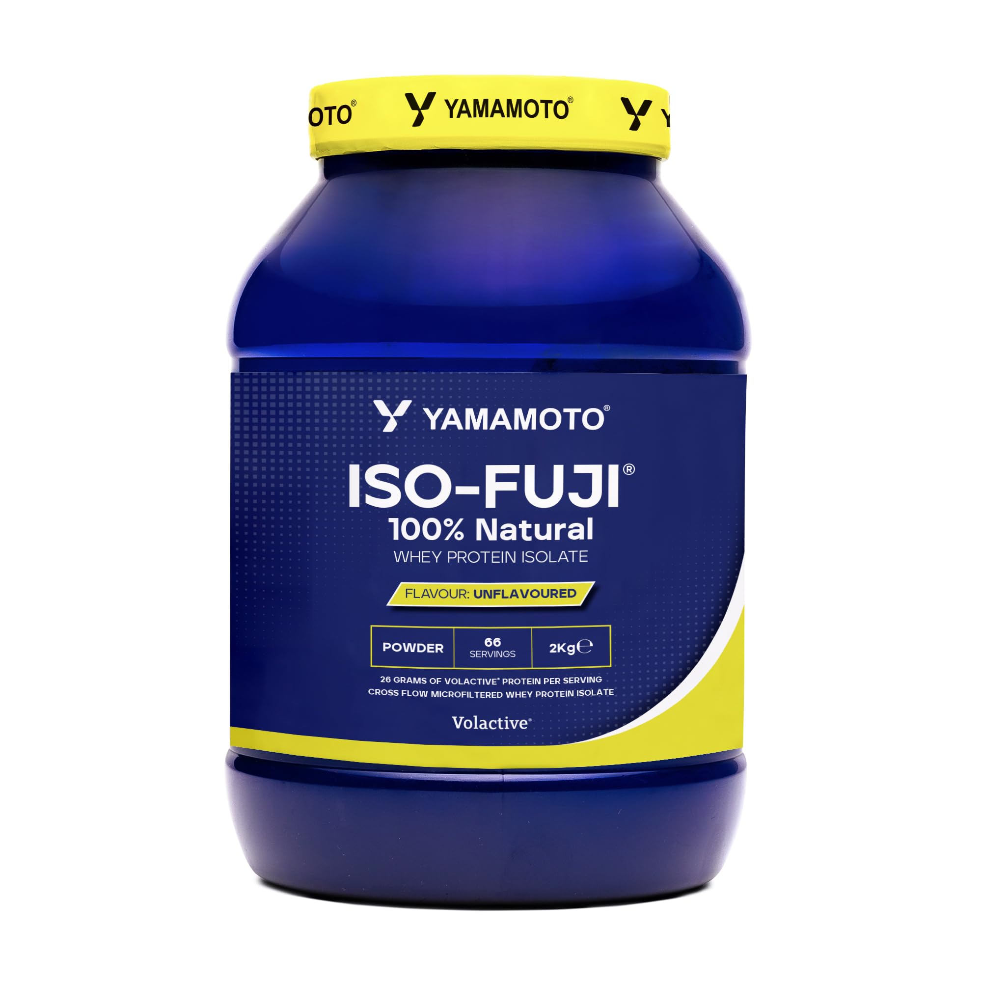 YAMAMOTO NUTRITION Iso-FUJI 700 grammi, 100% proteine del siero di latte isolate di qualità Volactive® UltraWhey XP, altissimo contenuto proteico e adatte ad ogni momento