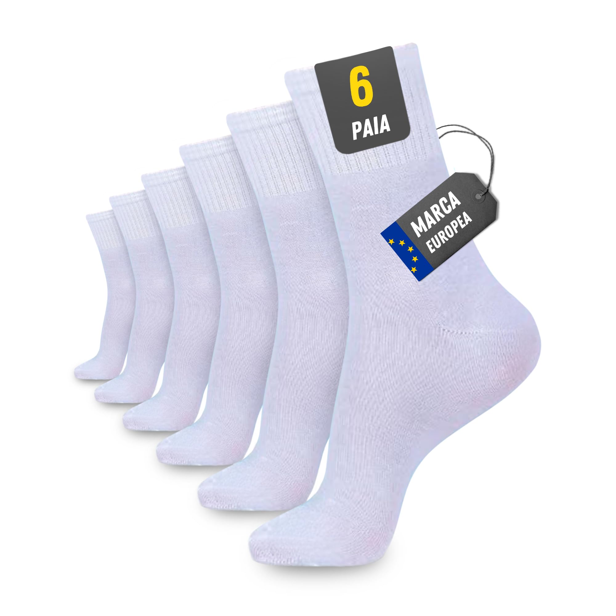 6 Paia Calzini sportivi uomo | Calzini sportivi donna | Calzini running uomo | Calzini running donna
