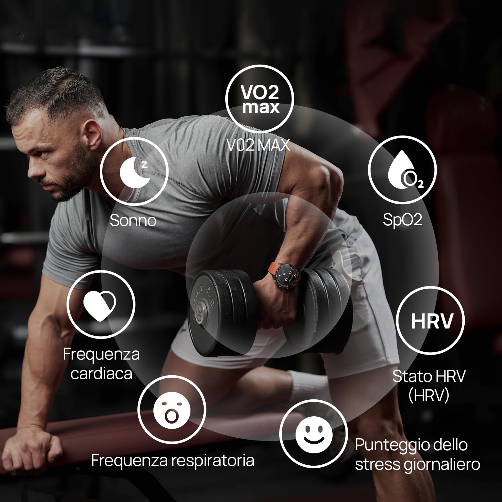 Mibro GS Explorer S Orologio Smartwatch uomo Militare GPS Outdoor con 1,32" AMOLED,Bi-Band GNSS,10 ATM,20 Giorni di Autonomia,Chiamate Bluetooth, Cardio e VO2max,2 Cinturini, per Android e iOS