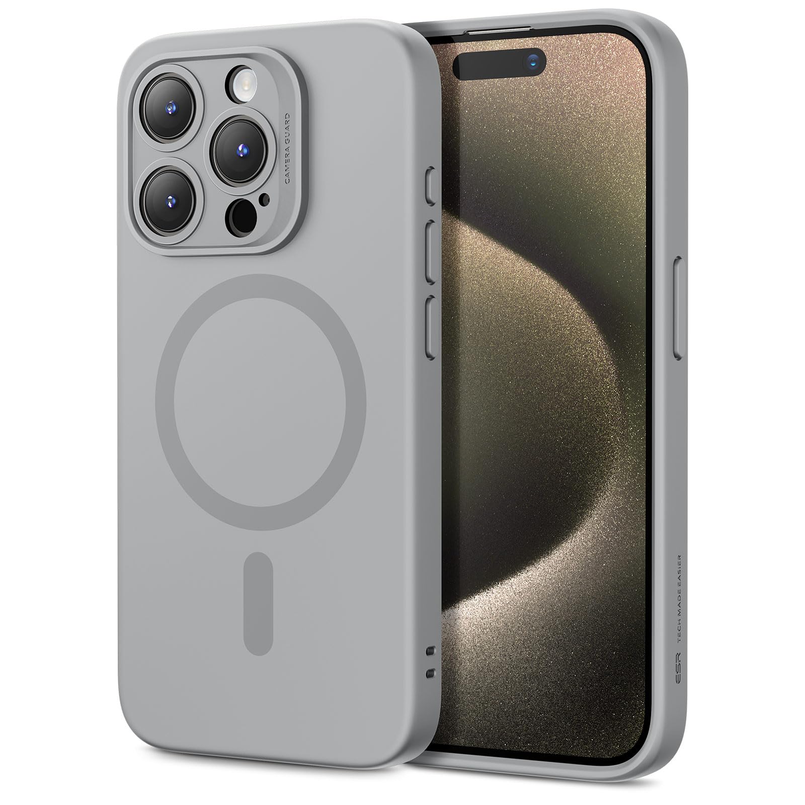 ESR Cover per iPhone 17 Pro Max, Custodia per controllo della fotocamera, Compatibile con MagSafe, Protezione antiurto di livello militare, Angoli Air Guard ammortizzanti, Trasparente