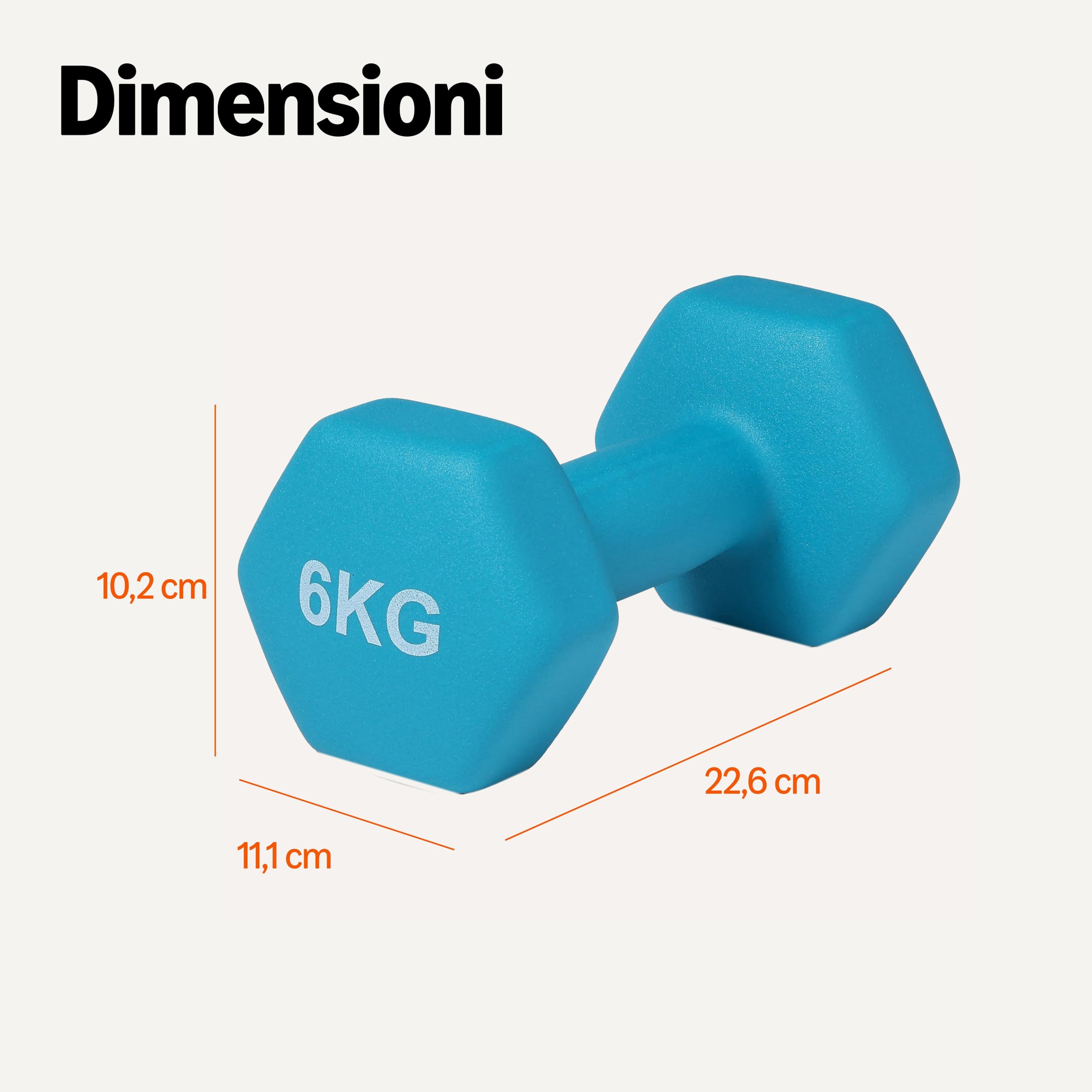 Amazon Basics Coppia di manubri in neoprene