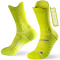 Coolmax Compressione 3 Paia Calzini Running Uomo Calze da Corsa Trekking Padel Uomo, Anti-Vesciche & Con Supporto Dell'arco Plantare, 35-51