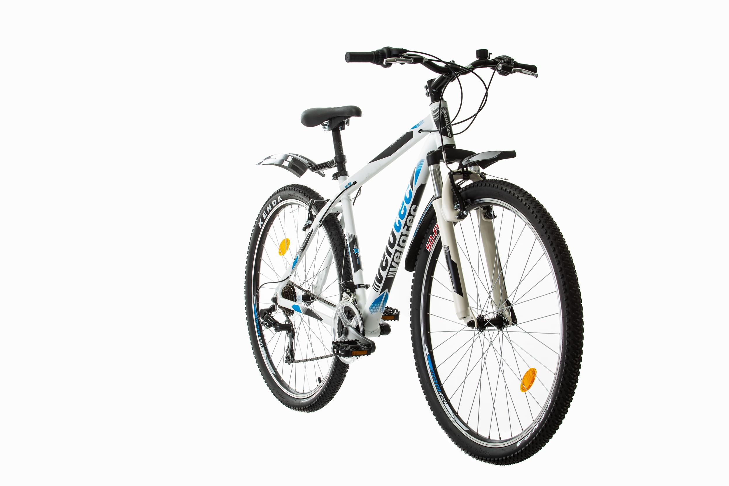 Multibrand Velotec PRO Mountain Bike in alluminio da 26/27.5/29 pollici, V-Brake, unisex, adatta per 155–190 cm